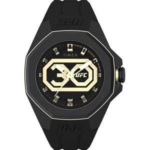 Timex UFC Men’s Pro 44mm Watch(Black/Black/Black)