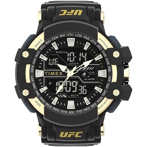 Timex UFC Men’s Tactic 53mm Watch(Black/Black/Gold)