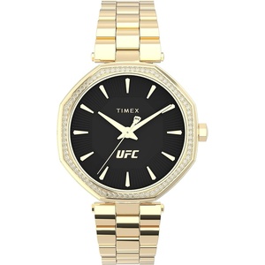 Timex UFC Women’s Jewel 36mm Watch(Gold-Tone/Black/Gold-Tone)