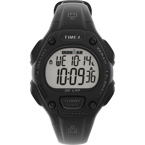Timex Unisex Ironman Triathlon Classic 30 34mm Watch(Black/Digital/Black)