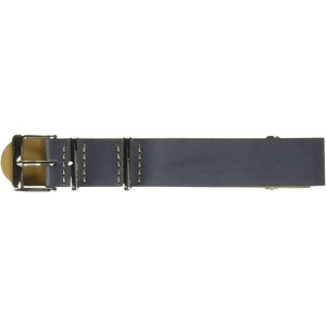 Timex Watch Bands TW7C06900GZ 20mm Double-Layered Nylon Strap Nylon Multi-Color Watch Strap(Blue Leather)