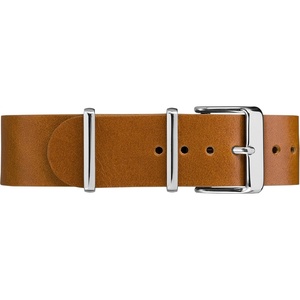 Timex Watch Bands TW7C06900GZ 20mm Double-Layered Nylon Strap Nylon Multi-Color Watch Strap(Medium Brown Leather)