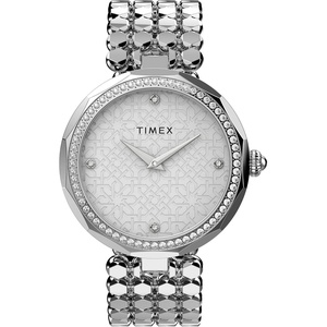 Timex Women’s Asheville 34mm Watch(Silver-Tone)