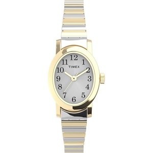 Timex Women’s Cavatina Watch – TPearl Dial Gold-Tone Case(Two-Tone/Silver-Tone)