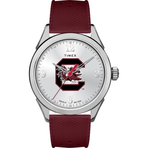 Timex Women’s Collegiate Athena 40mm Watch – South Carolina Gamecocks with Silicone Strap