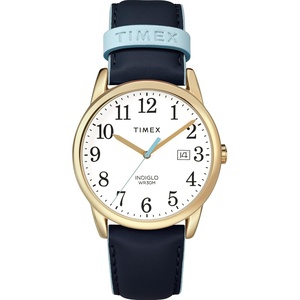 Timex Women’s Easy Reader Date Leather Strap 38mm Watch
