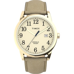 Timex Women’s Easy Reader Watch(Gold-Tone/Gold-Tone/Cream/38mm)