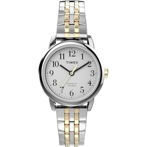 Timex Women’s Easy Reader Watch(Two-Tone/Two-Tone/White/25mm)