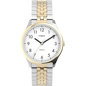 Timex Women’s Easy Reader Watch(Two-Tone/Two-Tone/White/32mm)