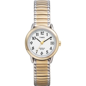 Timex Women’s Easy Reader Watch(Two-Tone/Two-Tone/White/C/25mm)