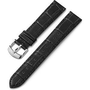 Timex Women’s IQ+ Move 18mm Silicone Strap(Black Croco/Silver-Tone)