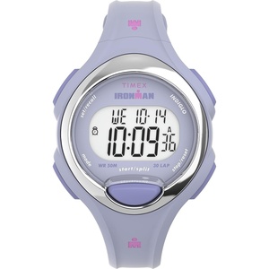 Timex Women’s Ironman Triathlon E30 34mm Watch(Purple/Digital/Purple)