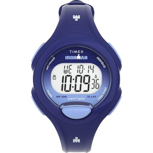 Timex Women’s Ironman Triathlon Essential 34mm Watch(Blue/Digital/Blue)