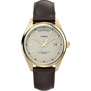 Timex Women’s Legacy 36mm Watch(Brown/Gold-Tone/Cream)