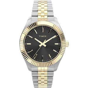 Timex Women’s Legacy 36mm Watch(Two-Tone/Gold-Tone/Black)
