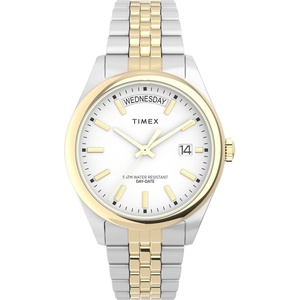 Timex Women’s Legacy 36mm Watch(Two-Tone/White)