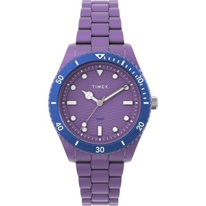 Timex Women’s Legacy Ocean 37mm Watch(Purple/ Dark Purple/Purple)