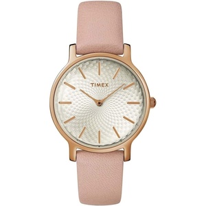 Timex Women’s Metropolitan 34mm Dress Watch(Blush/Rose Gold)