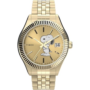 Timex Women’s Peanuts x Waterbury Legacy Watch(Gold-Tone/Gold)