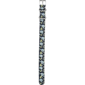 Timex Women’s Single-Layer 16mm Slip-Thru Strap(BlueFloral)