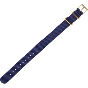 Timex Women’s Single-Layer 16mm Slip-Thru Strap(DarkBlue)
