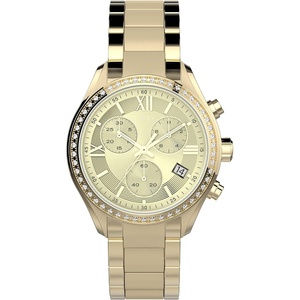 Timex Women’s Standard Chronograph 38mm Watch(Gold Tone)