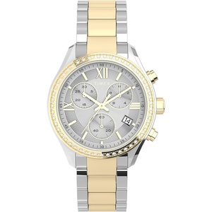 Timex Women’s Standard Chronograph 38mm Watch(Two Tone)