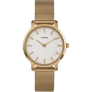 Timex Women’s Transcend 34mm Watch(Gold-Tone/Gold-Tone/Silver-Tone)
