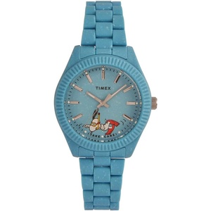 Timex Women’s Waterbury Ocean Recycled Plastic 37mm Watch(Blue/Dial)