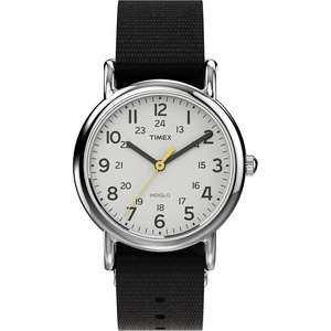 Timex Women’s Weekender 31mm Watch(Black/White/Silver-Tone)