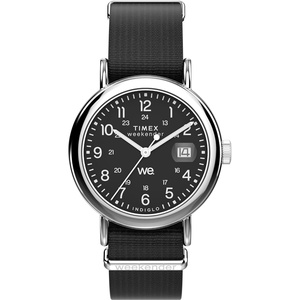 Timex X Peanuts Unisex Weekender 36mm Watch(Black/Silver-Tone/Black)