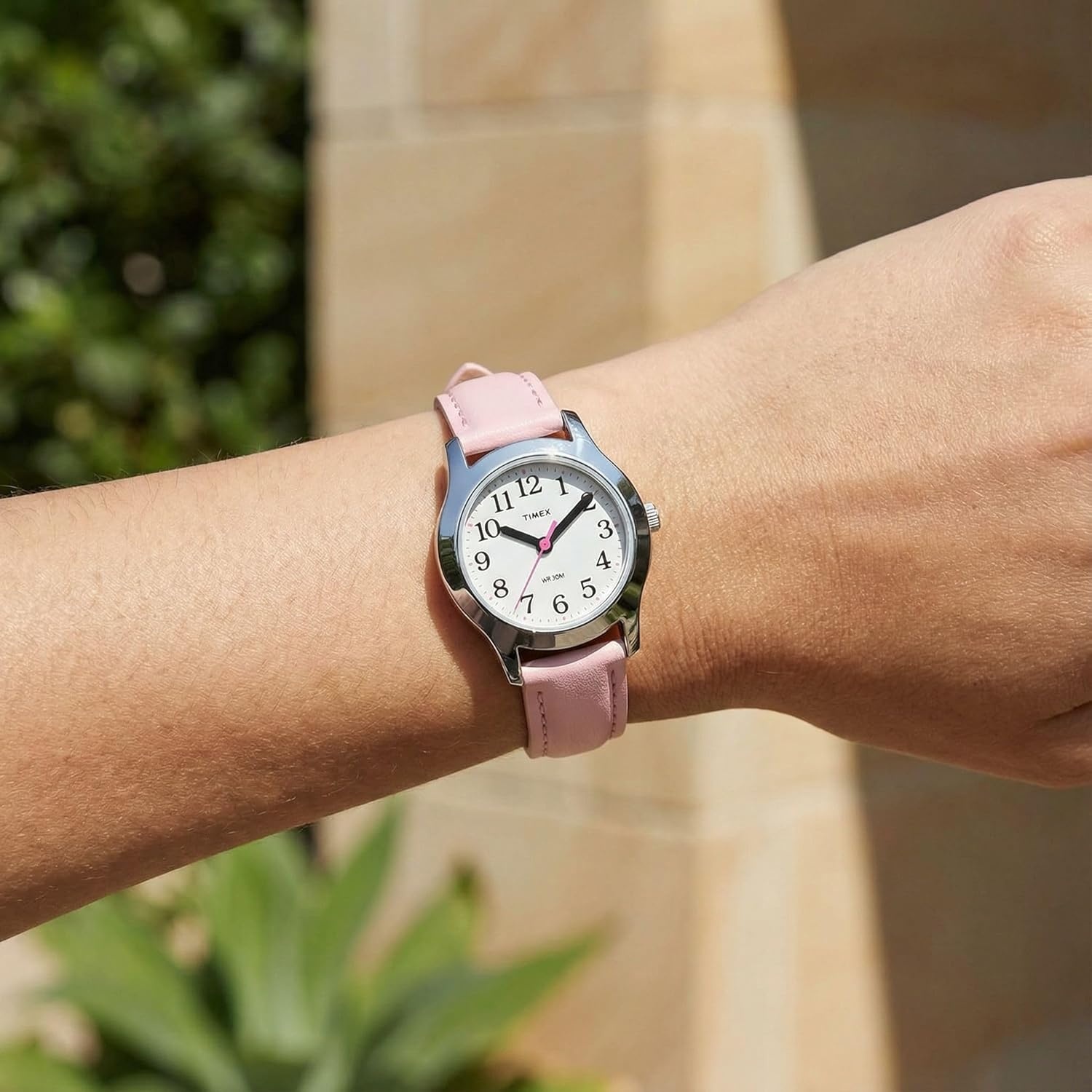 image:imageTIMEX TIME Machines 24mm Pink Strap WatchPinkSilverTone