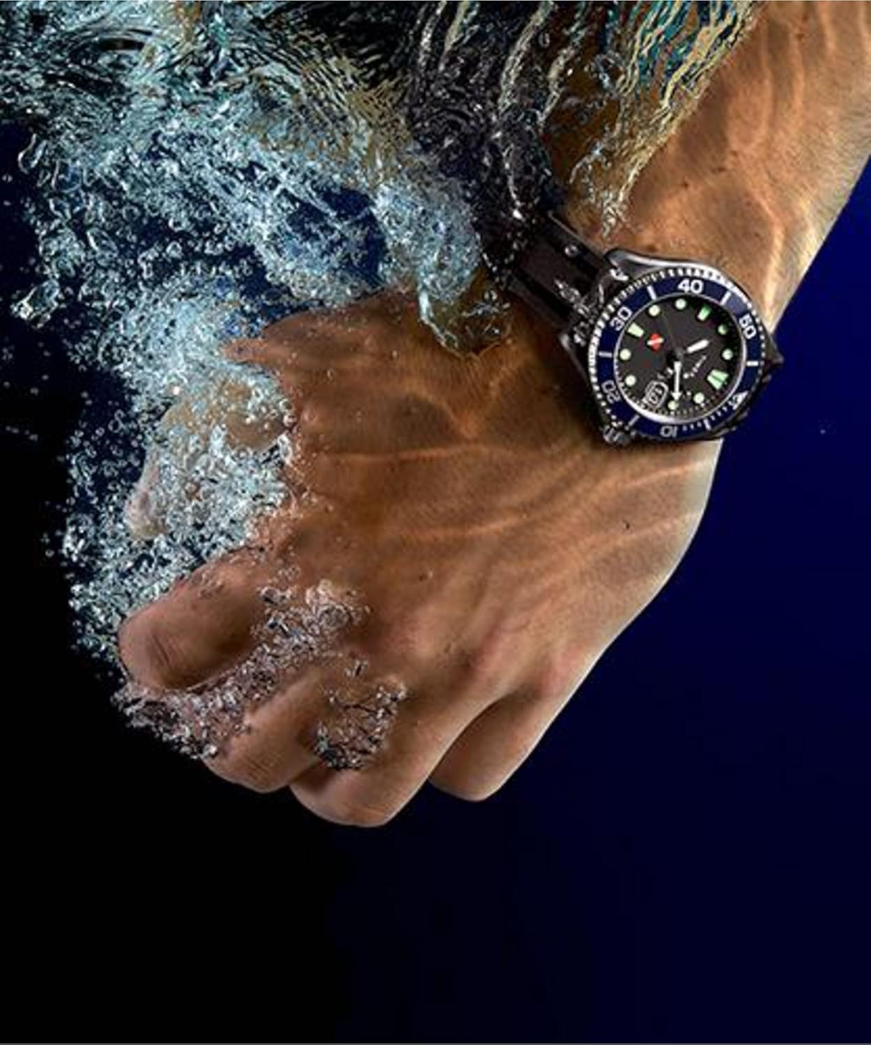 image:imageTimex 44 mm Navi XL Dive Automatic WatchBlack