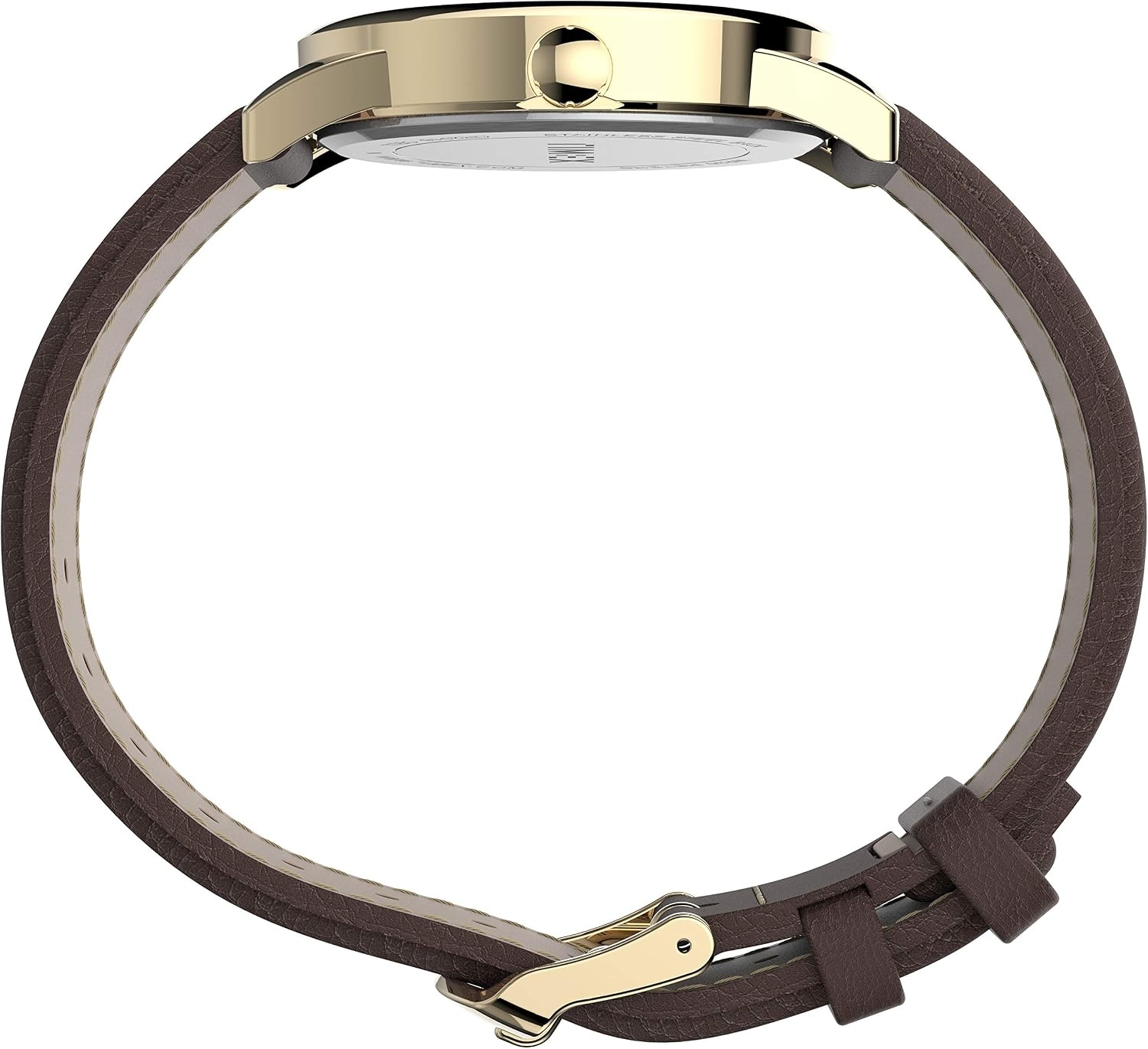 image:imageTimex Easy Reader Leather Strap 38mm WatchBrownGoldTone