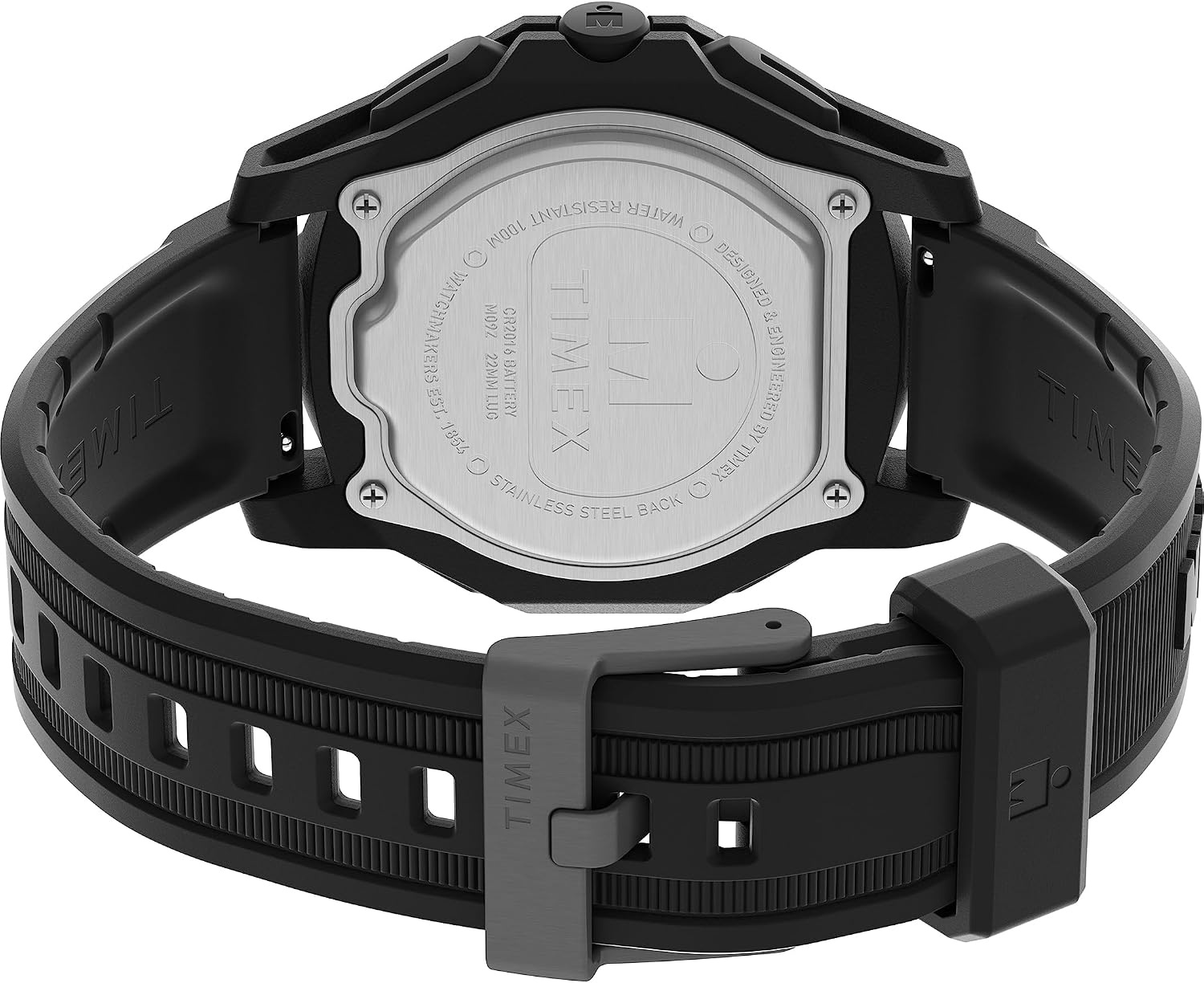 image:imageTimex Mens Adrenaline 46mm WatchBlackDigitalBlack