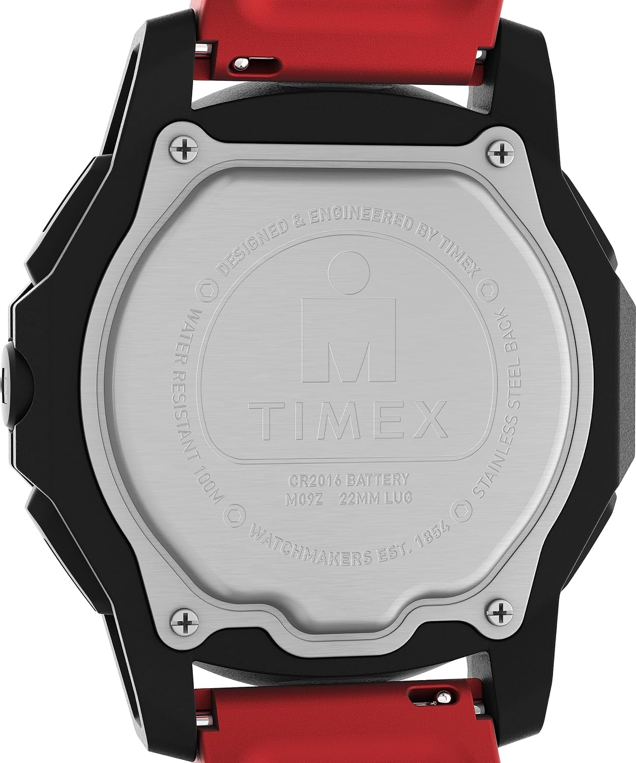 image:imageTimex Mens Adrenaline 46mm WatchRedDigitalBlack