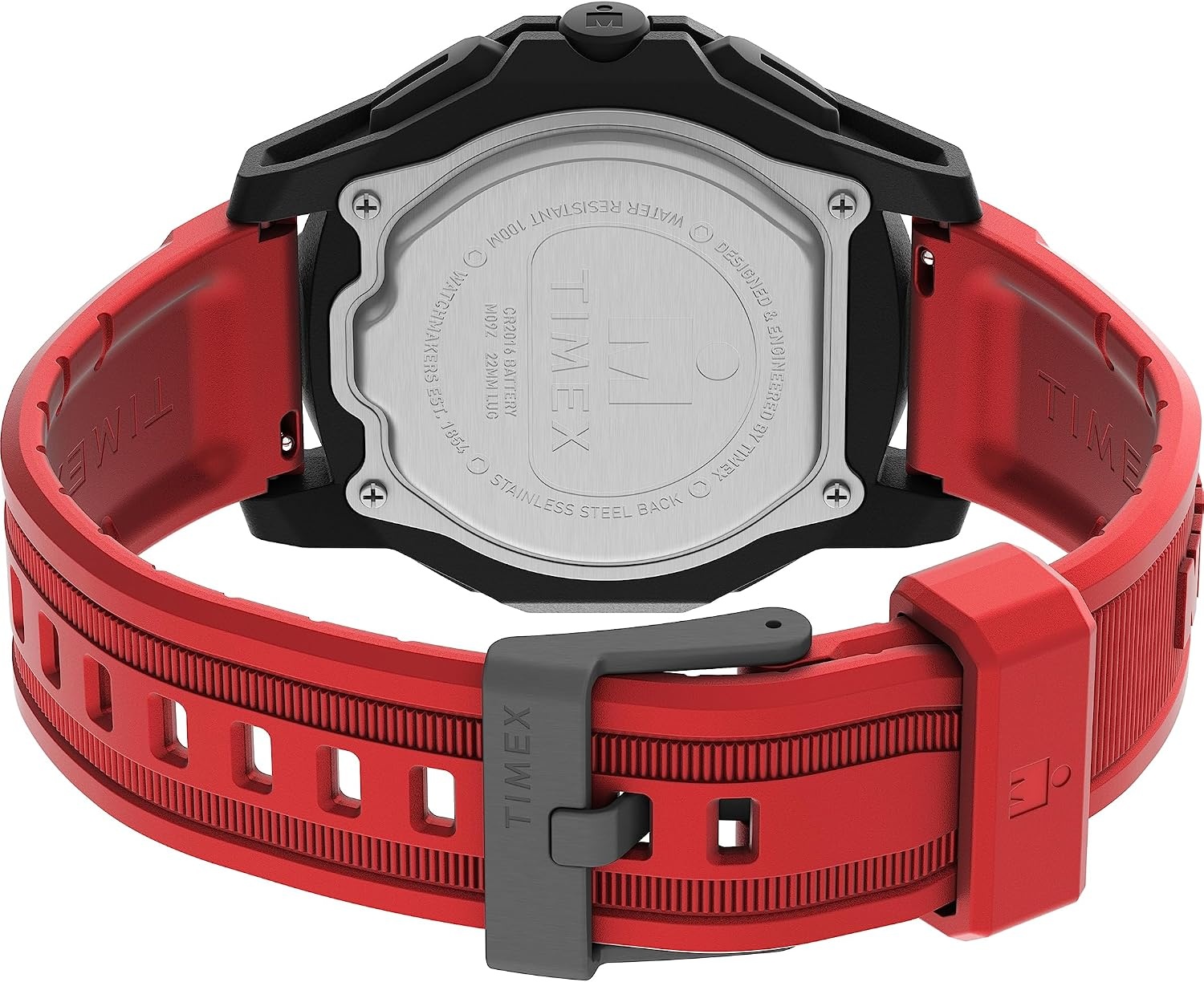 image:imageTimex Mens Adrenaline 46mm WatchRedDigitalBlack