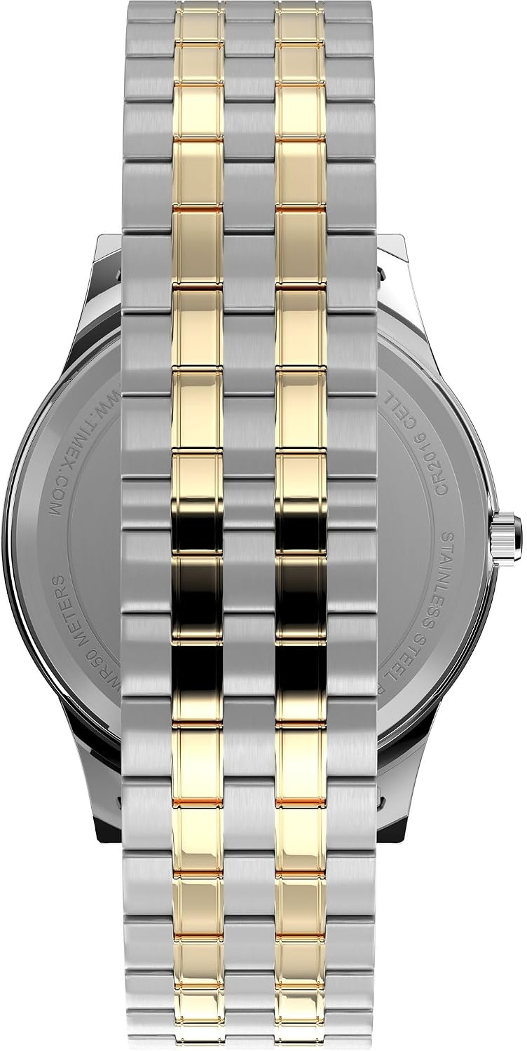 image:imageTimex Mens Charles Street WatchTwo ToneBlack