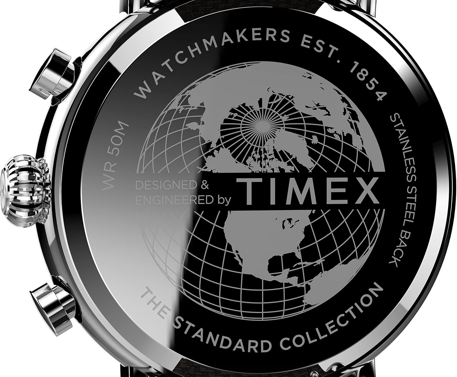 image:imageTimex Mens Chronograph 41mm WatchBrownCreamSilverTone