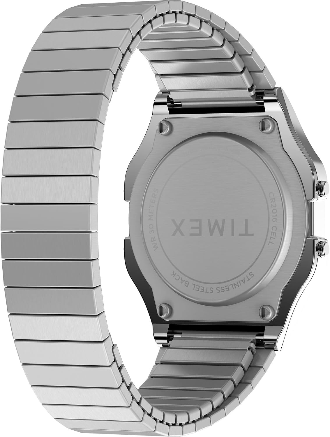image:imageTimex Mens Classic Digital 34mm WatchStainless SteelDigital SilverSilverTone