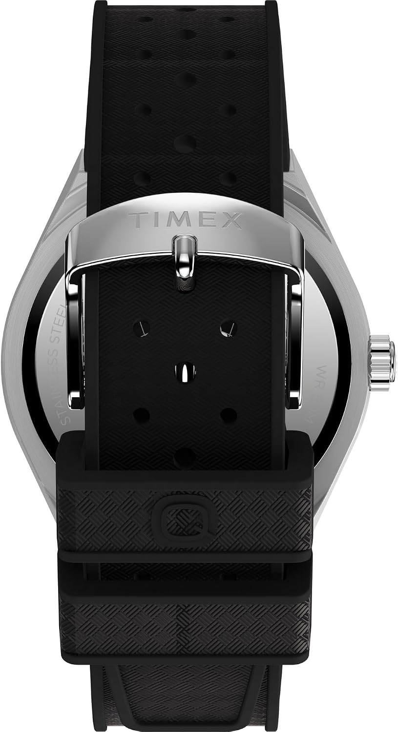 image:imageTimex Mens Continental 39mm WatchBlackSilverTone
