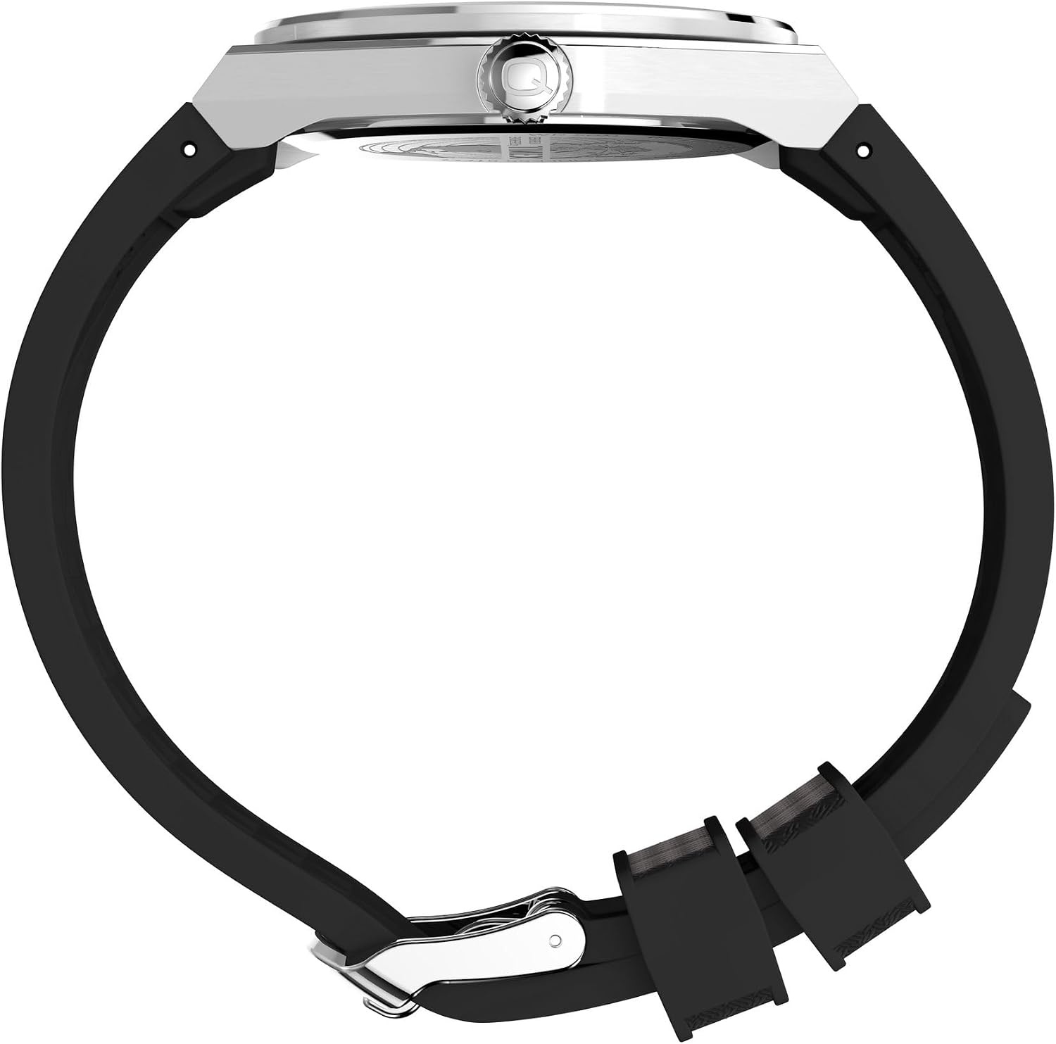 image:imageTimex Mens Continental 39mm WatchBlackSilverTone