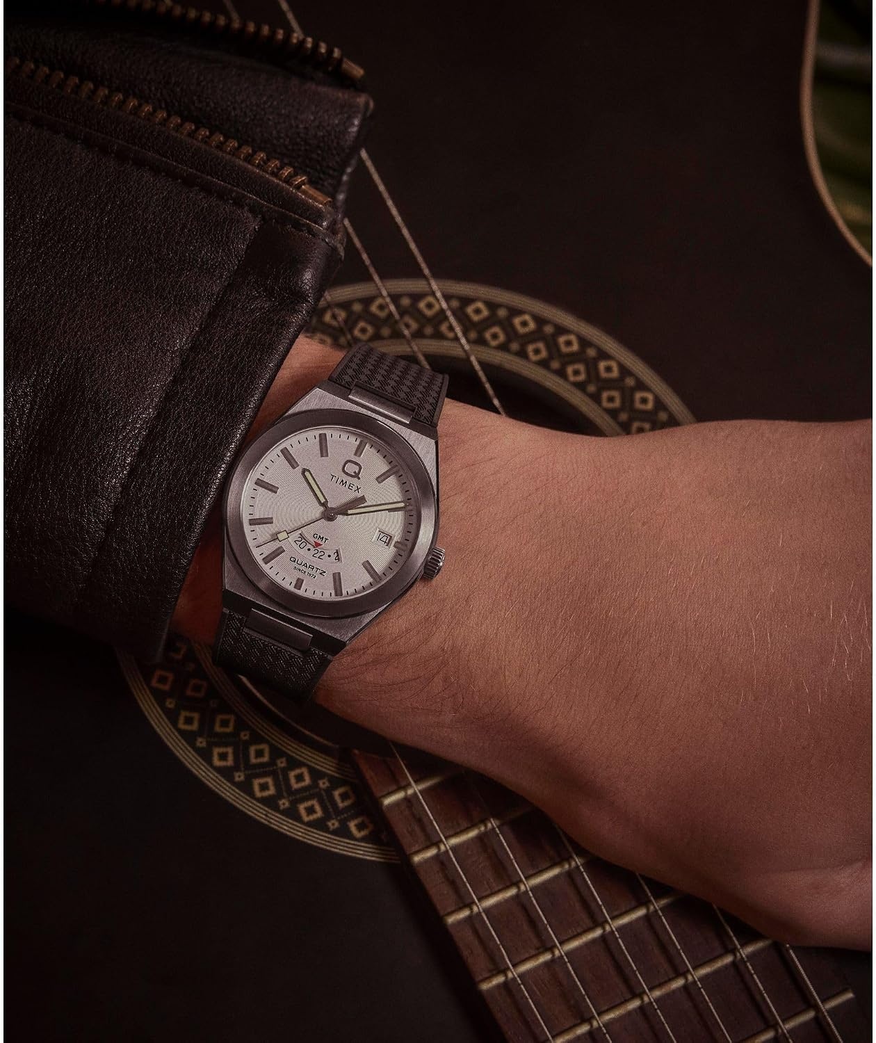 image:imageTimex Mens Continental 39mm WatchBlackSilverTone