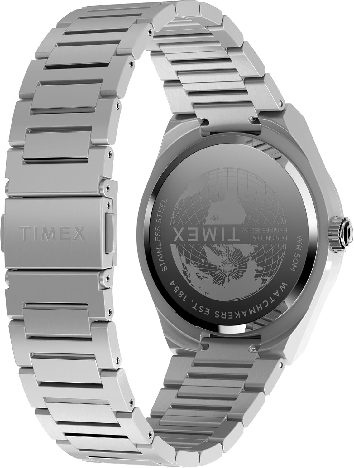 image:imageTimex Mens Continental 39mm WatchSilverToneBlack