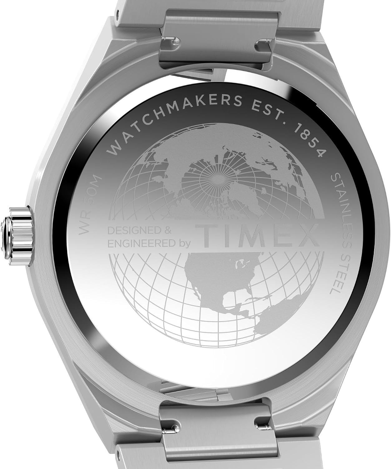 image:imageTimex Mens Continental 39mm WatchSilverToneBlack