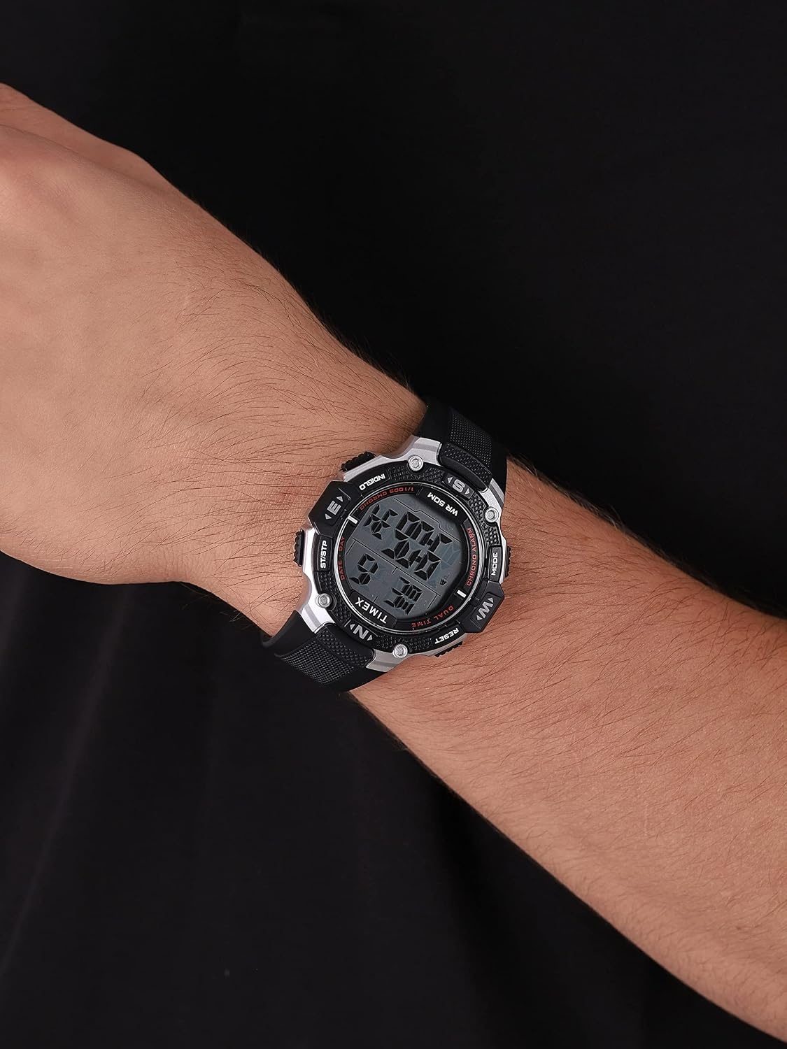 image:imageTimex Mens DGTL Rugged 46mm WatchBlackGray