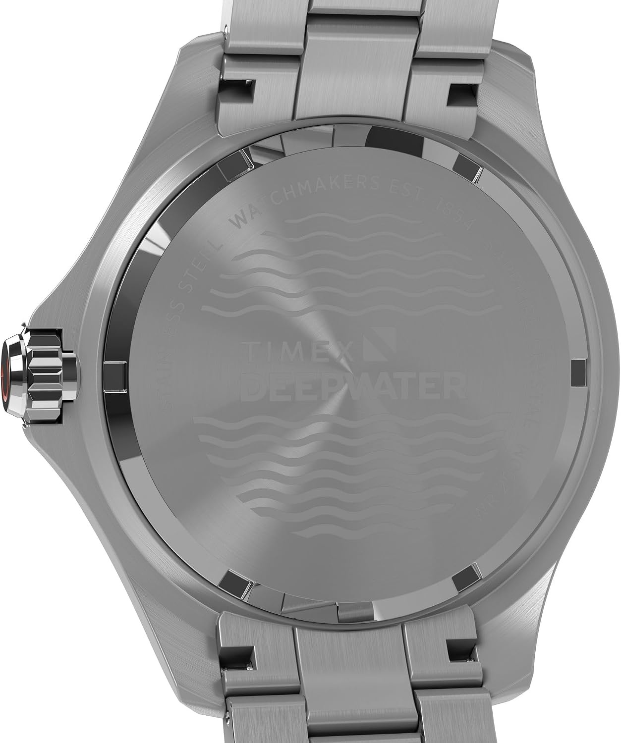 image:imageTimex Mens Deep Water Meridian 44mm WatchStainless SteelStainless SteelBlack