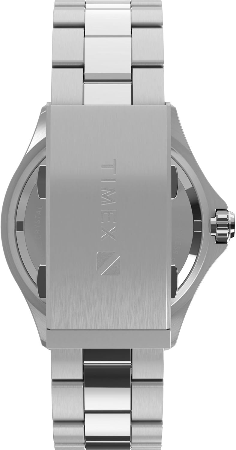 image:imageTimex Mens Deep Water Meridian 44mm WatchStainless SteelStainless SteelBlue