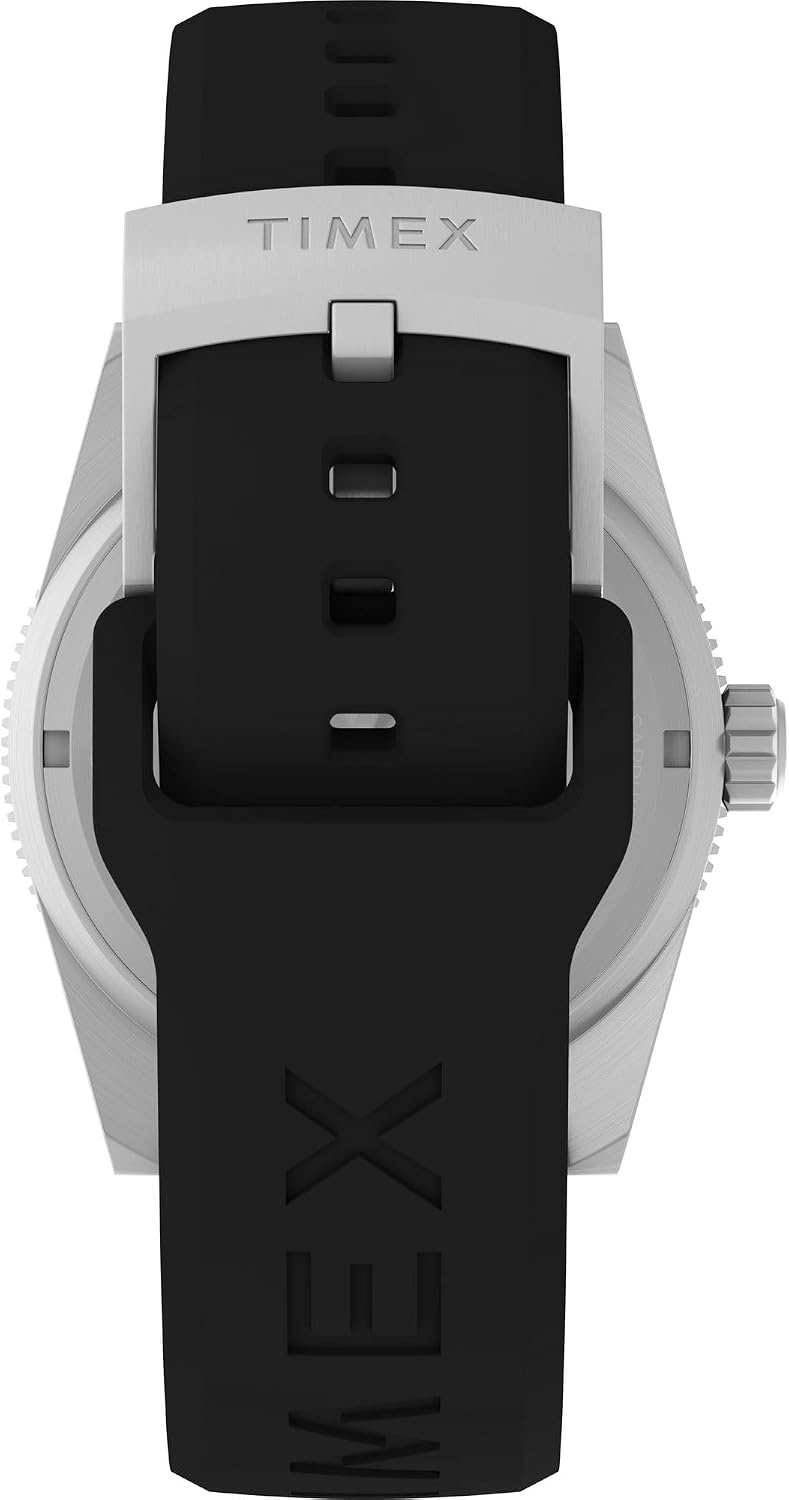 image:imageTimex Mens Deep Water Reef 41mm WatchBlackStainless SteelBlackRed