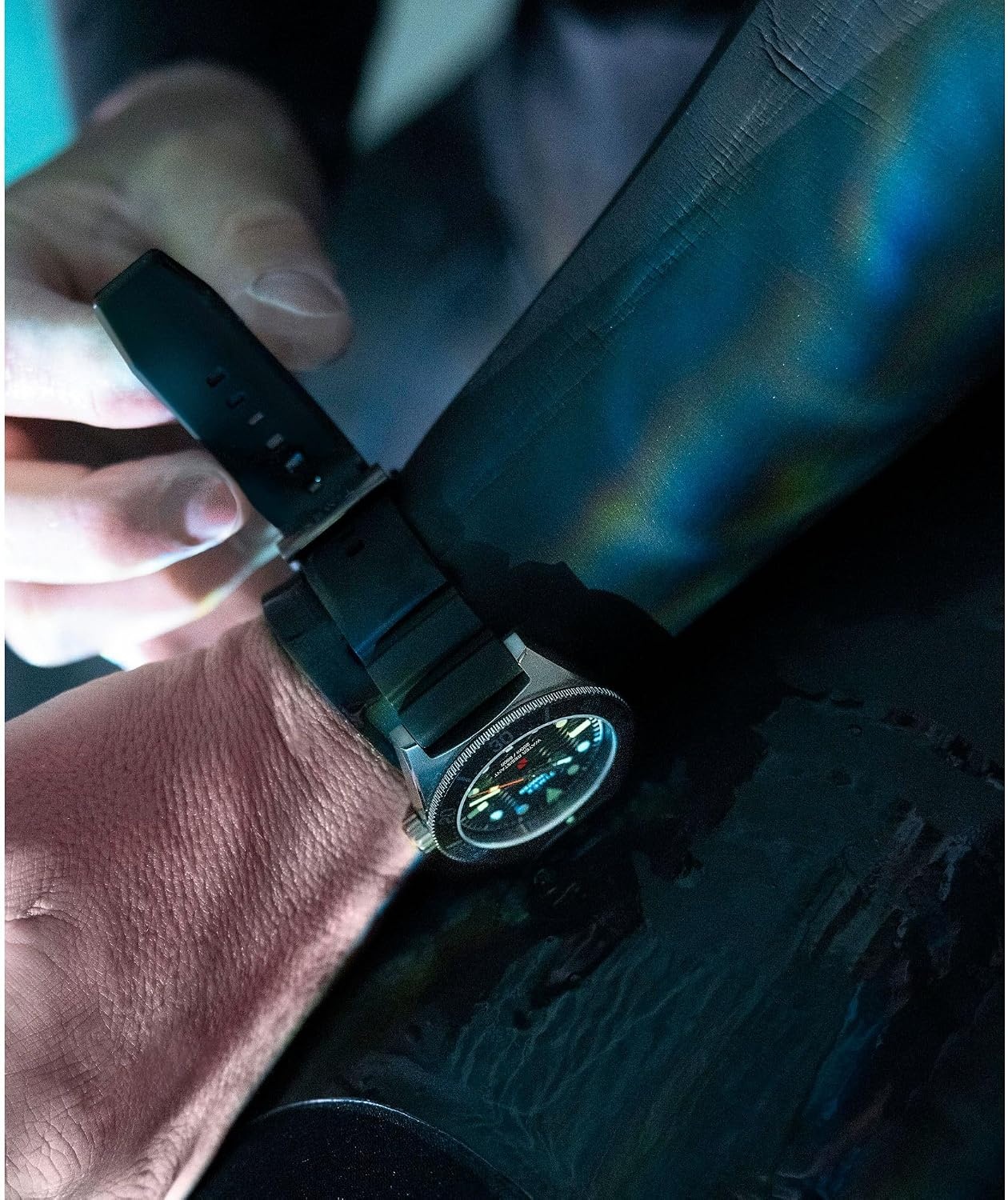 image:imageTimex Mens Deep Water Reef 41mm WatchBlackTitaniumBlack